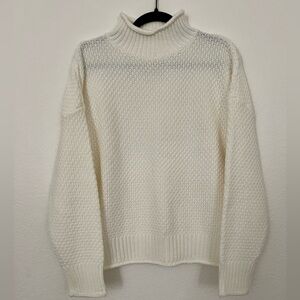 Cozy Cream Mock Neck Sweater